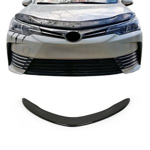 Toyota Corolla Hood Deflector - Omac - Acrylic - Black - '14-'19
